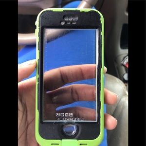 iPhone 5 S Green/clear-case